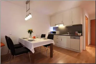 Küche/Küchenzeile in der Unterkunft Ferienwohnung Haus Annabelle Top 3
