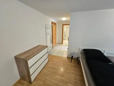Ein Bett oder Betten in einem Zimmer der Unterkunft S12 Dornbirn, Vorarlberg Apartments