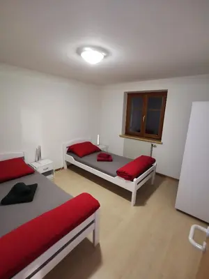 Ein Bett oder Betten in einem Zimmer der Unterkunft S12 Dornbirn, Vorarlberg Apartments