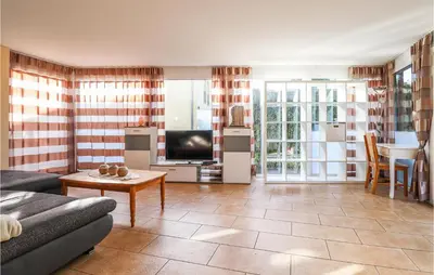 TV/Unterhaltungsangebot in der Unterkunft Ferienwohnung Mit Gartenzaun