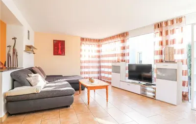 TV/Unterhaltungsangebot in der Unterkunft Ferienwohnung Mit Gartenzaun