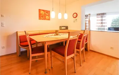 Grundriss der Unterkunft Ferienwohnung Mit Gartenzaun