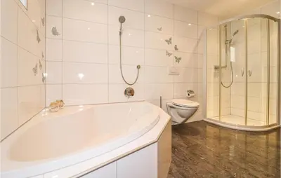 Ein Badezimmer in der Unterkunft Ferienwohnung Mit Gartenzaun