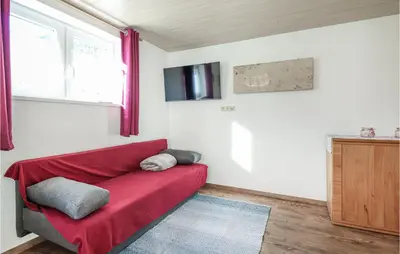 TV/Unterhaltungsangebot in der Unterkunft Ferienwohnung Mit Ausblick