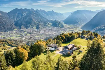 Naturlandschaft in der Nähe des Ferienhauses