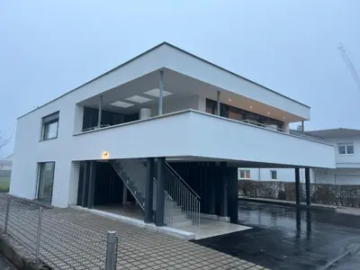 Das Gebäude in dem sich die Ferienwohnung befindet