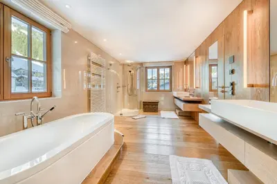 Ein Badezimmer in der Unterkunft Chalet Lilly - Family and Friends by A-Appartments mit Ski in - Ski out