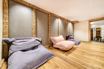 Ein Sitzbereich in der Unterkunft Chalet Lilly - Family and Friends by A-Appartments mit Ski in - Ski out
