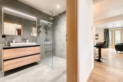 Ein Badezimmer in der Unterkunft Familienferienwohnung Zentral by A-Appartments