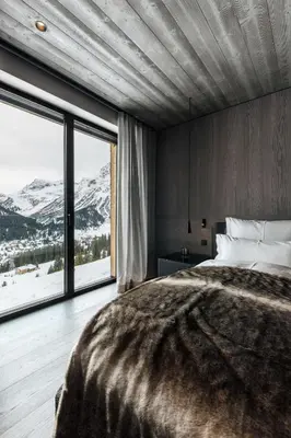 Ein Bett oder Betten in einem Zimmer der Unterkunft LE CHALET - Luxury Hideaway