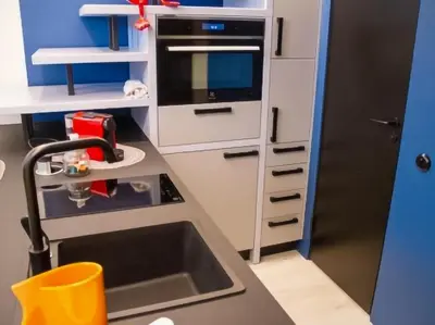 Küche/Küchenzeile in der Unterkunft TINY 4 YOU - Ihre stilvollen TINY-Häuser am Bodensee