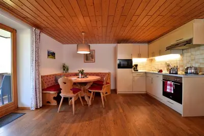 Küche/Küchenzeile in der Unterkunft Gästehaus Felder