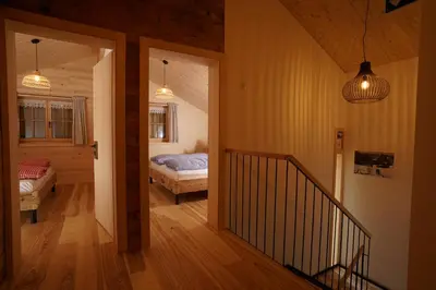 Ein Bett oder Betten in einem Zimmer der Unterkunft Hirschberghütte