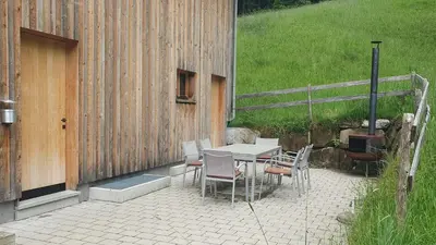 Ein Garten an der Unterkunft Hirschberghütte