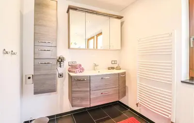 Ein Badezimmer in der Unterkunft Gemuetliche Ferienwohnung