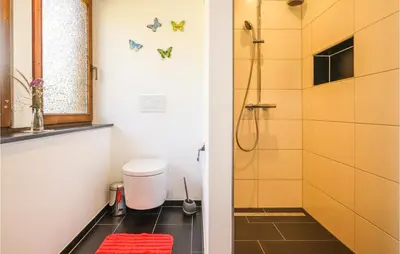 Ein Badezimmer in der Unterkunft Gemuetliche Ferienwohnung