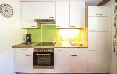 Küche/Küchenzeile in der Unterkunft Gemuetliche Ferienwohnung