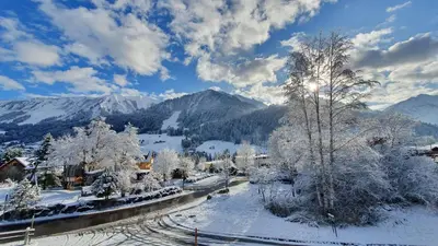Haus Bergliebe Kleinwalsertal im Winter