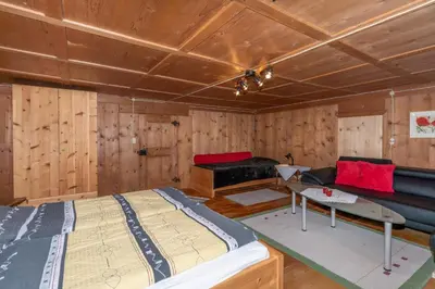 Ein Bett oder Betten in einem Zimmer der Unterkunft Haus Holzwurm