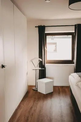 Ein Sitzbereich in der Unterkunft Dorf 70